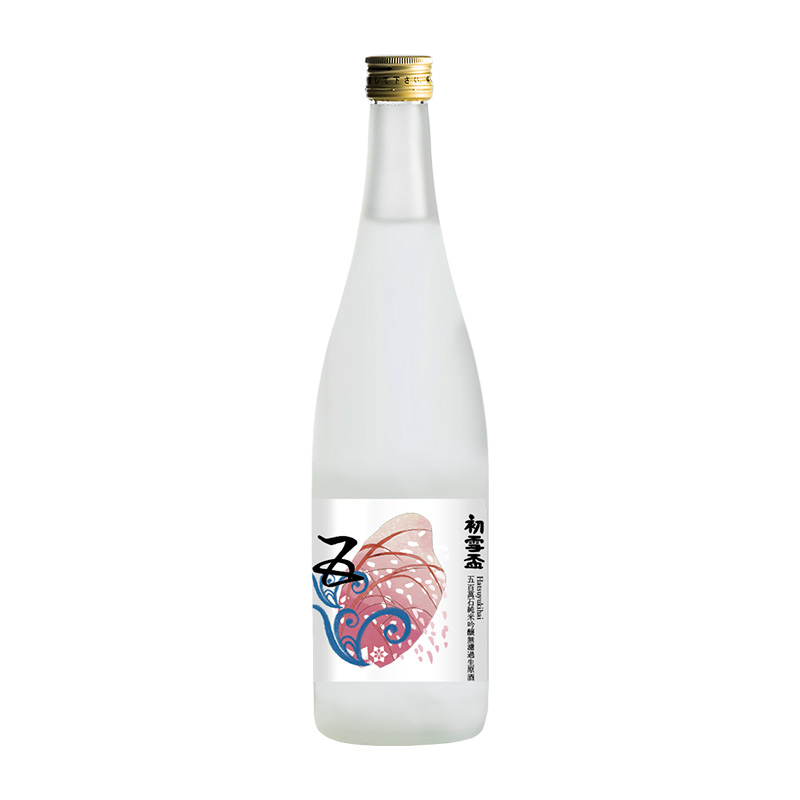 初雪盃 五百萬石 純米吟釀 無濾過生原酒 720ml